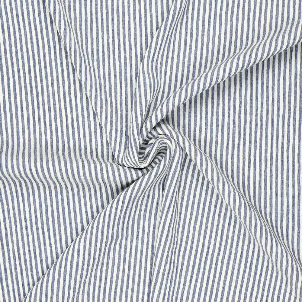 22665 Crinkle Celine Breton Stripe