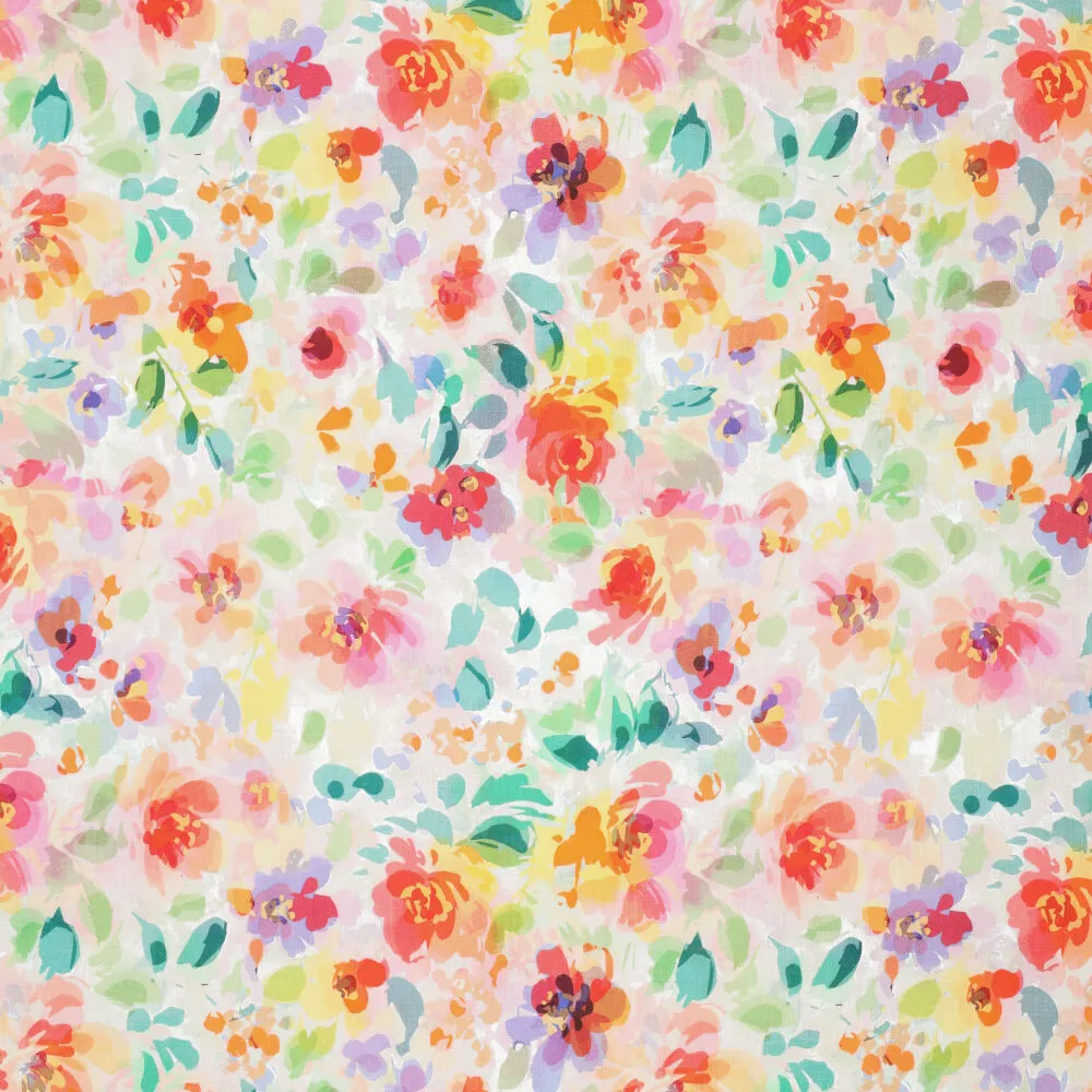 20817 Spring Flowers Ramie Linen