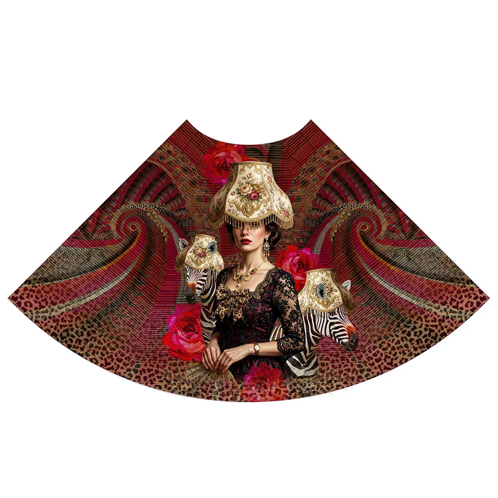 KN10008 Baroque Glow Skirt Panel