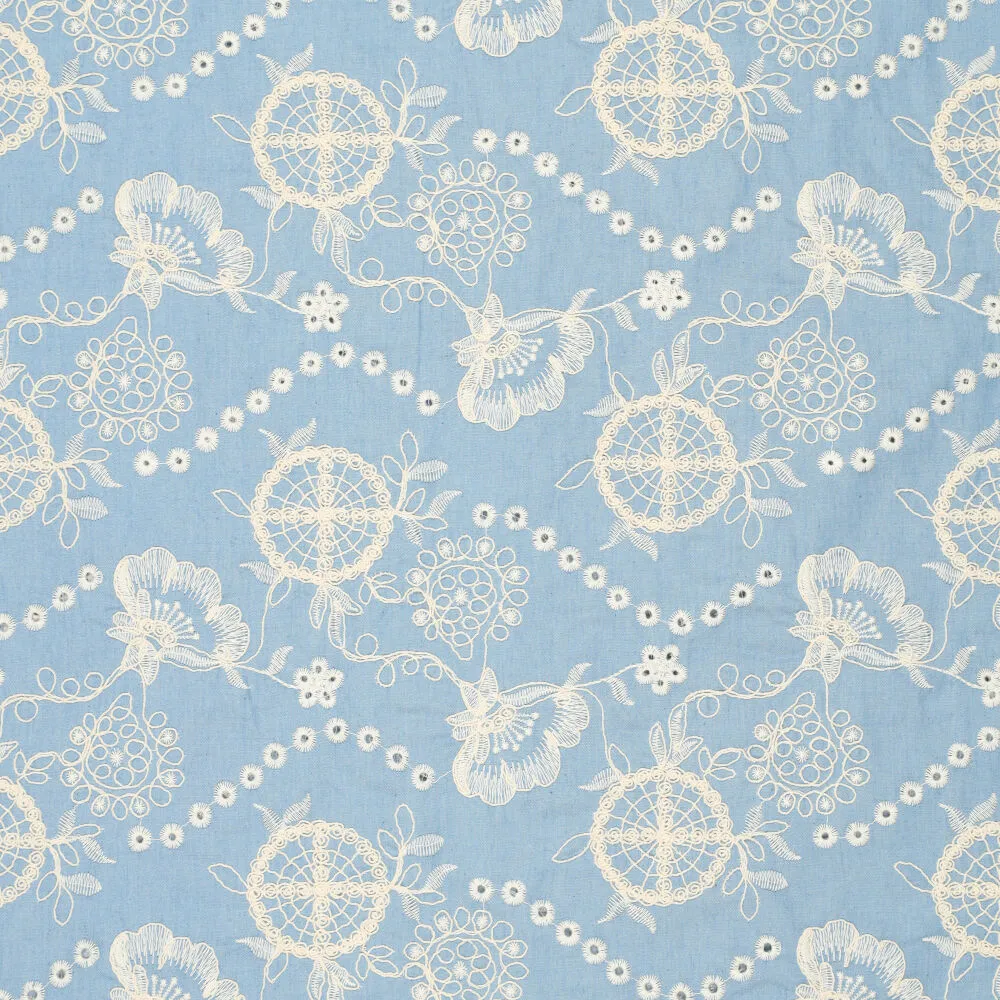 21917 Buttercup Embroidery Denim 21917 Buttercup Embroidery Denim