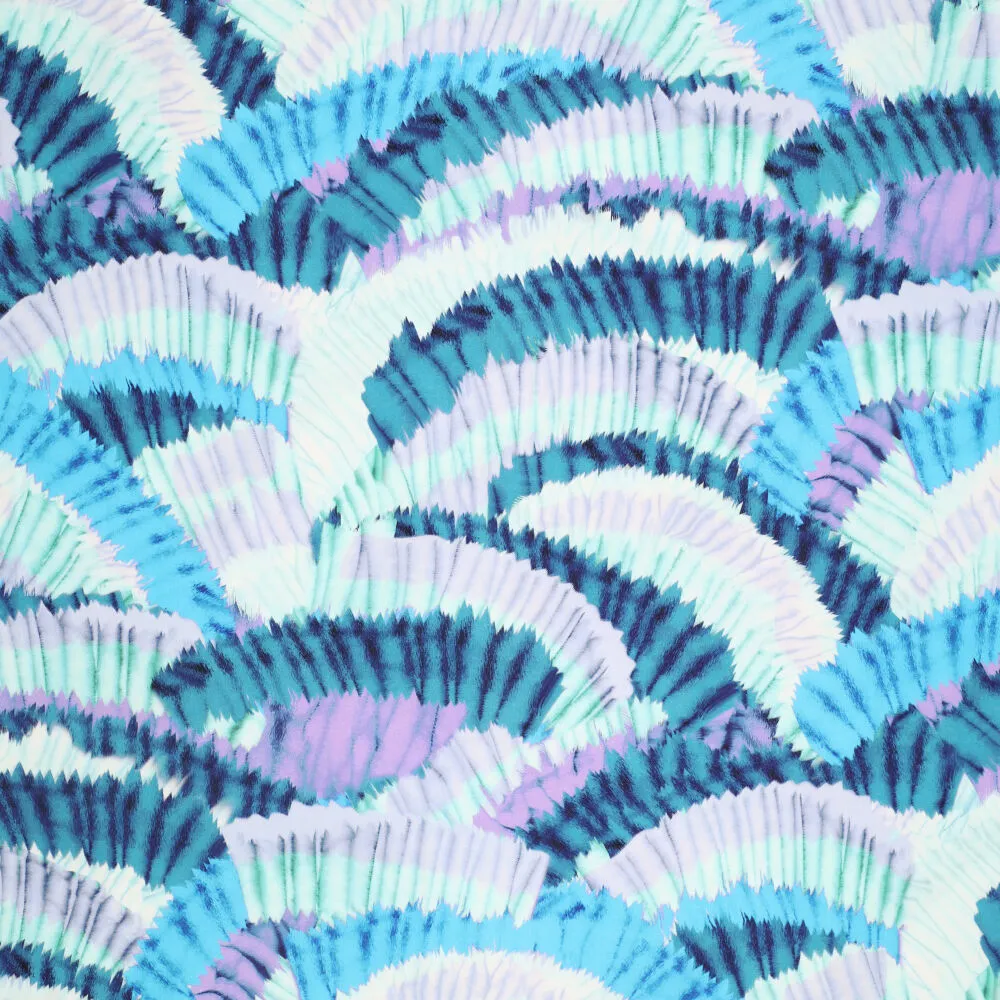 20856 Digi Palm Leave Structure Poplin Stretch