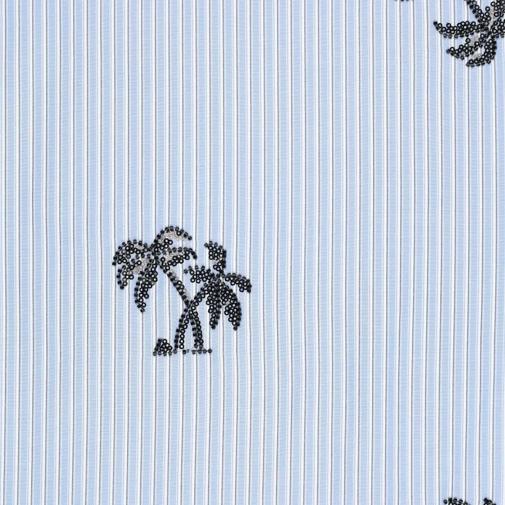 23643 Lora Palm Stripes