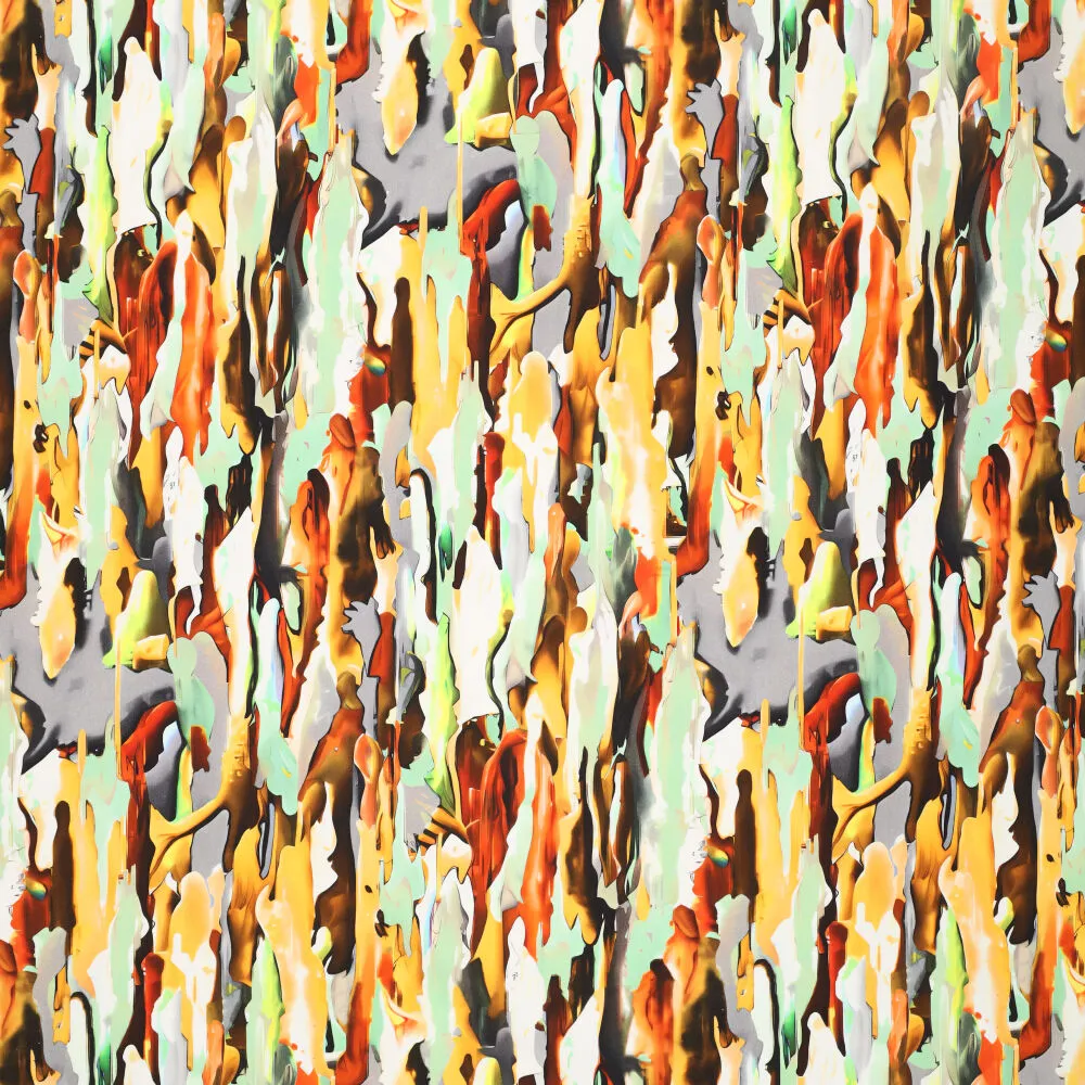 20915 Cotton Satin Abstract Paint 20915 Cotton Satin Abstract Paint