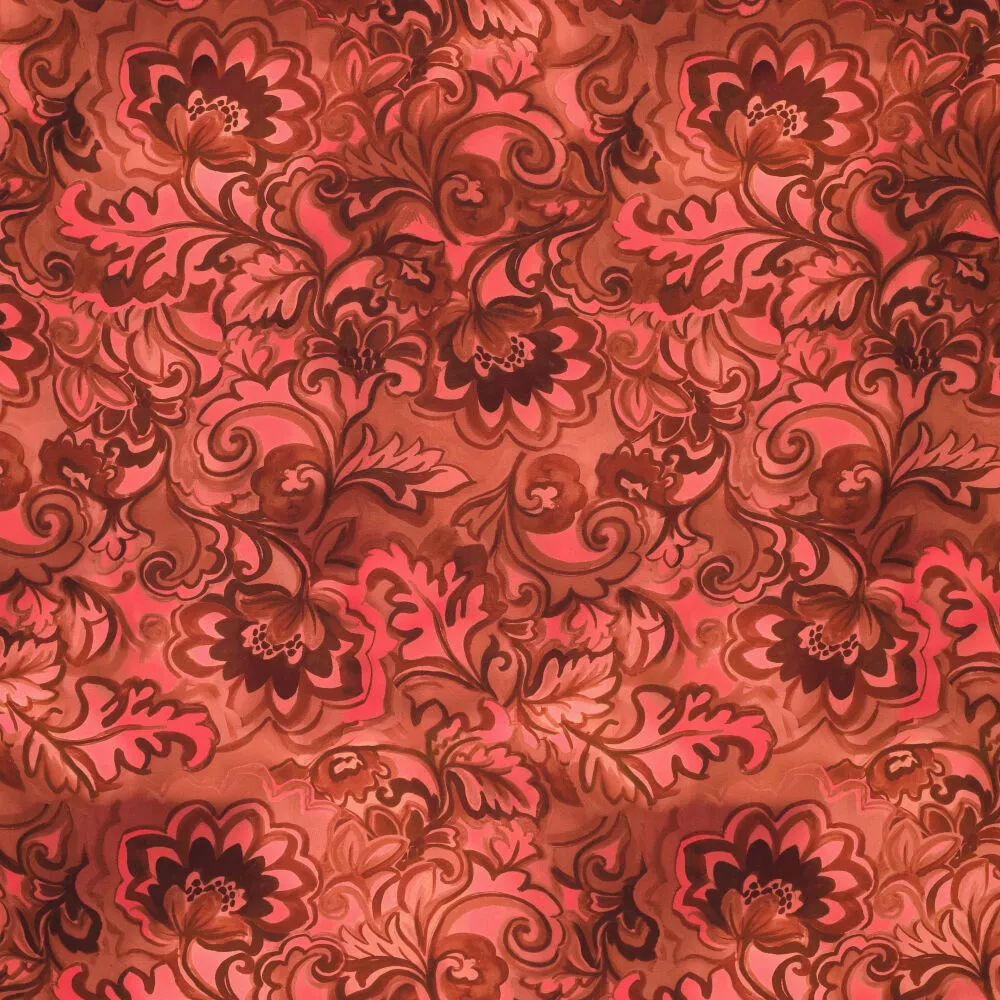 23007 Vi Poplin Stretch Ornamental Flowers 