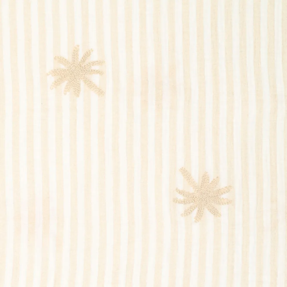 22636 Mousseline Vintage Palm Embroidery