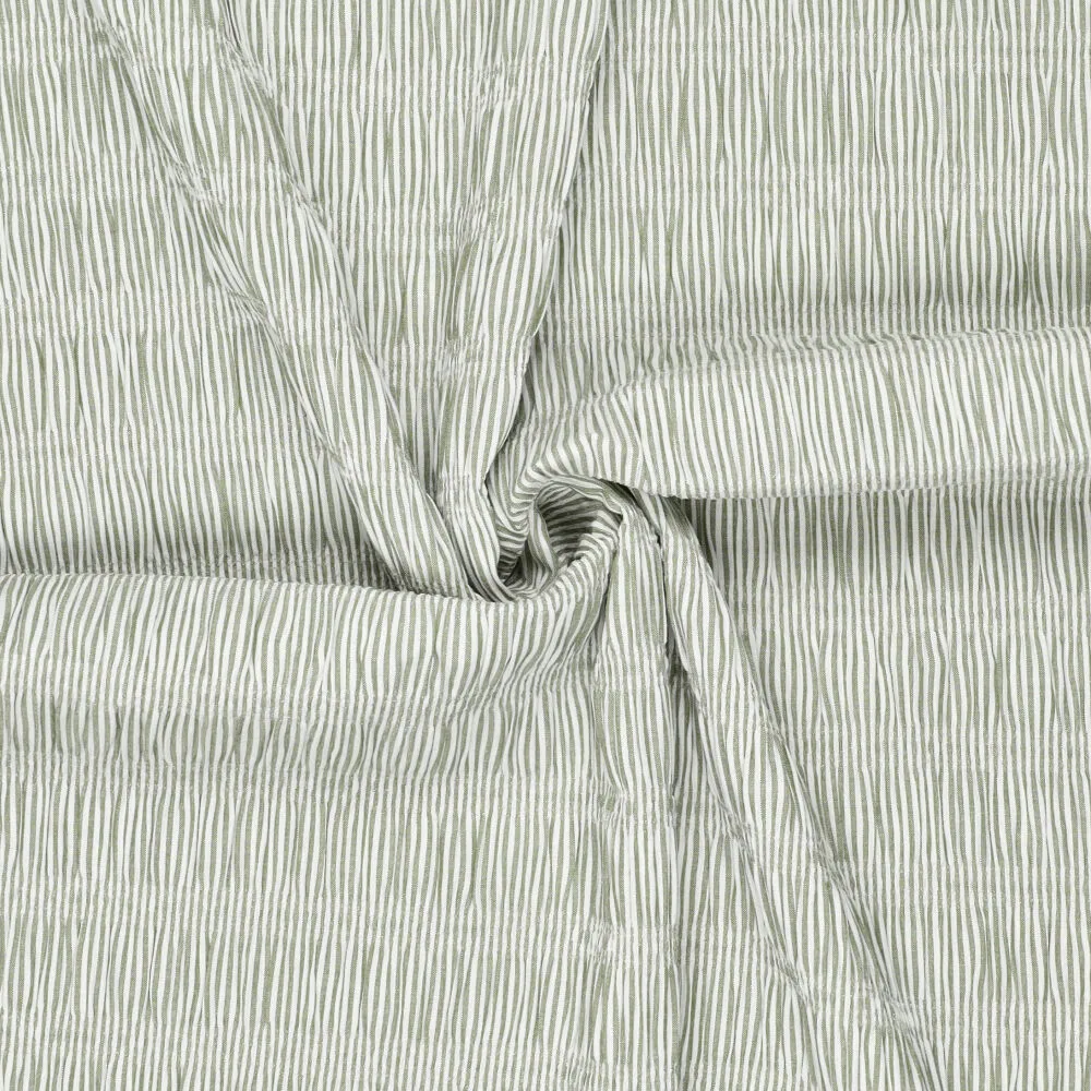 22668 Crinkle Celine Smog Stripe 