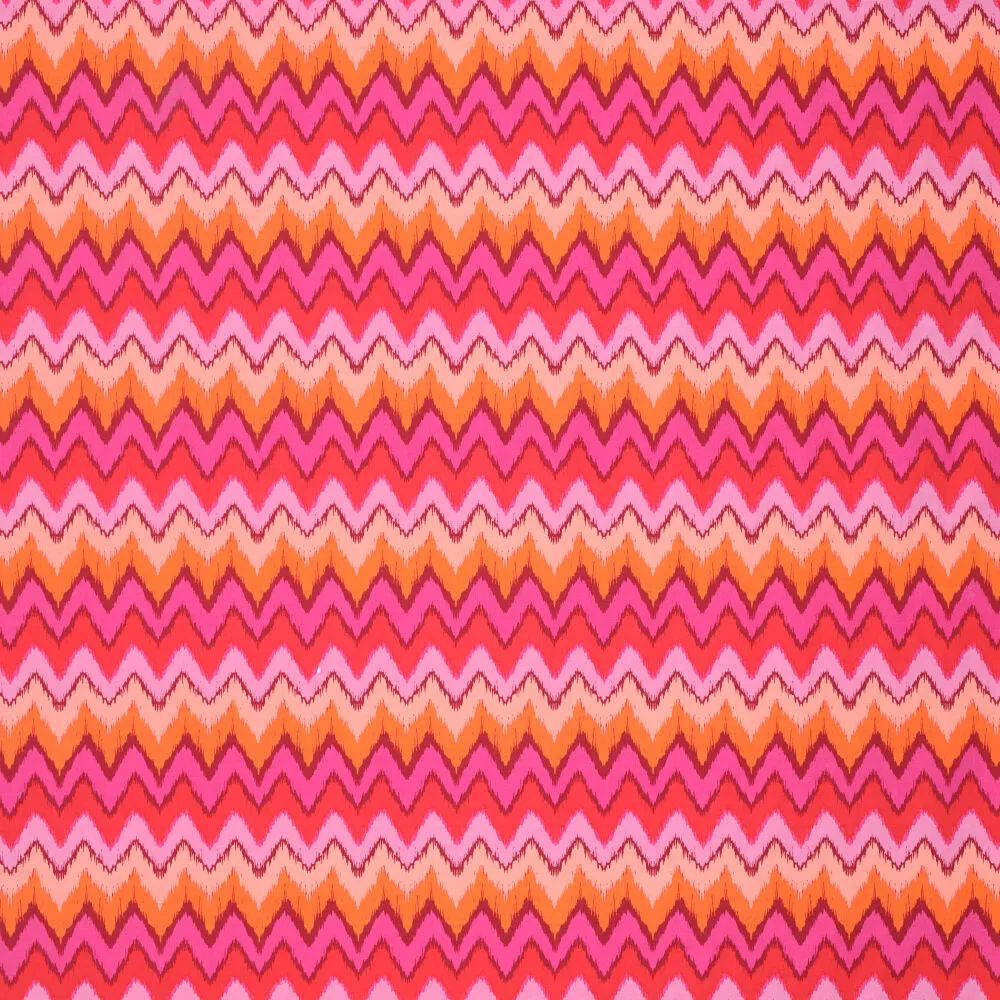 19594 ZigZag Poplin Stretch Washed Silicon