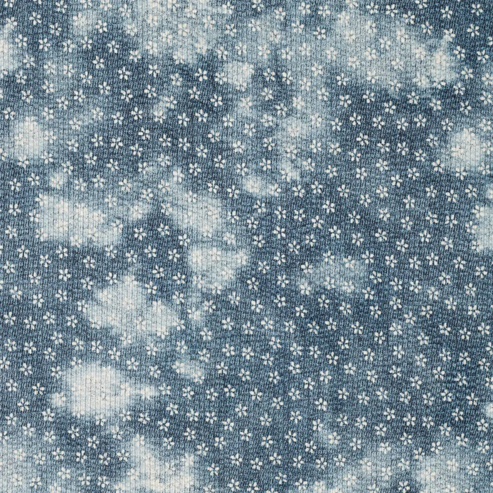 23093 Bubble Denim Print