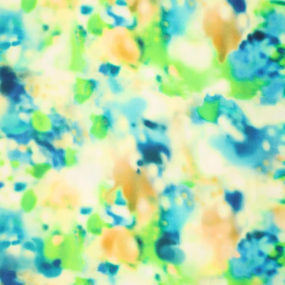 19801 Diairbrush Flowers Poplin Stretch