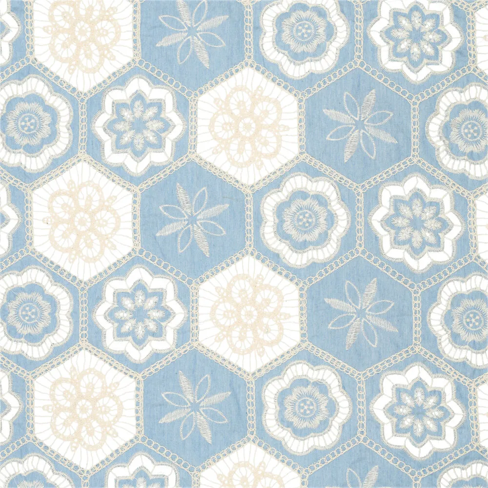 21918 Flower Crochet Denim 21918 Flower Crochet Denim