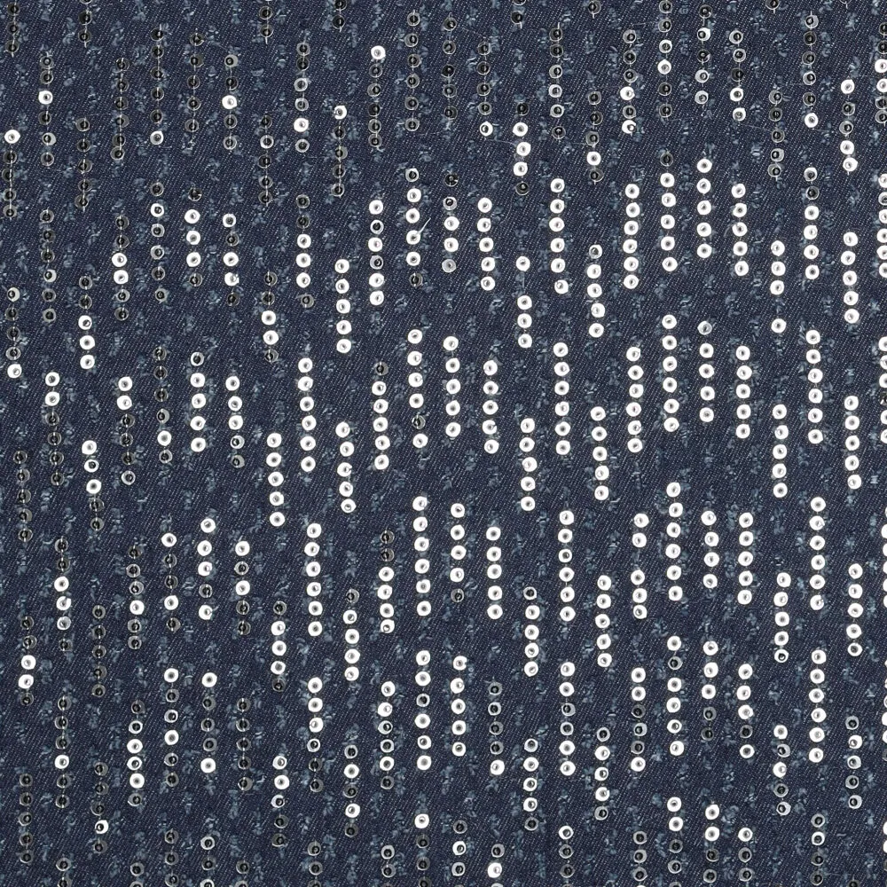 22194 Denim Punchy Sequins