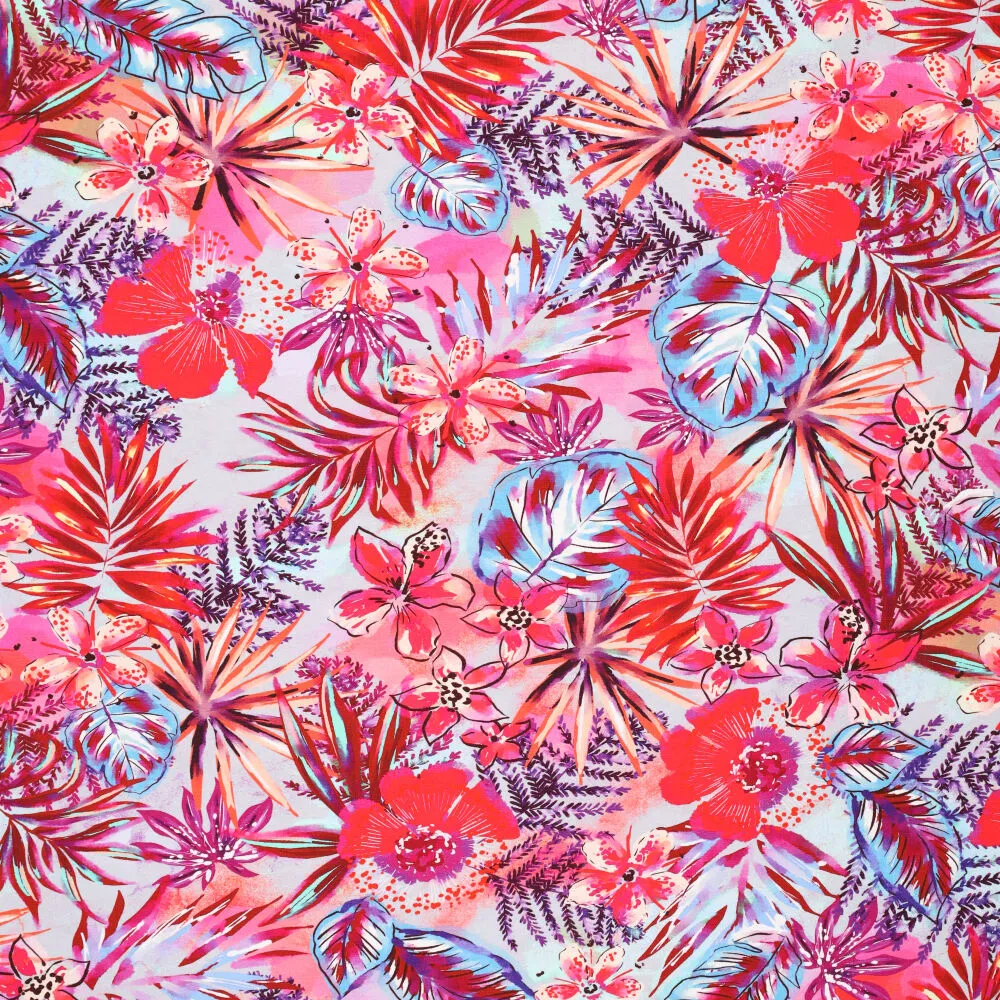18823 Ditropical Paint Forest Cotton Spandex