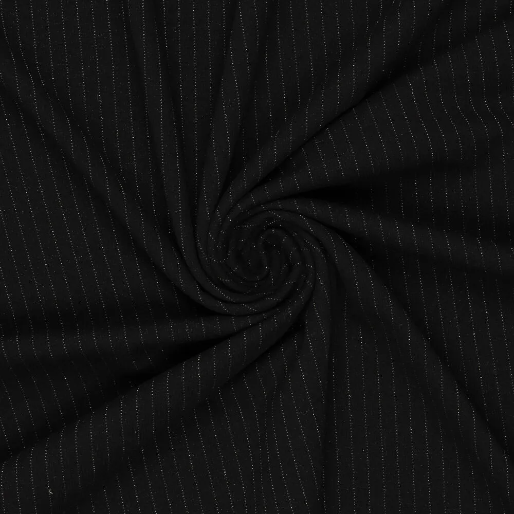 22355 Lurex Roma Pin Stripes