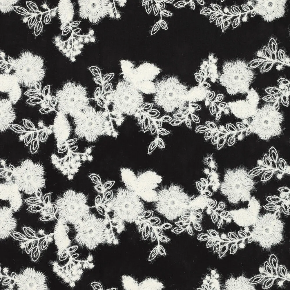 23206 Cotton Frosted Flower