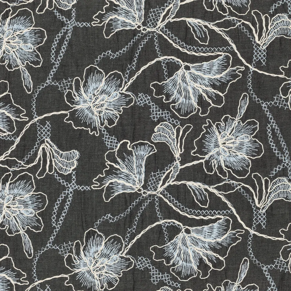 22658 Denim Embroidery Lisa