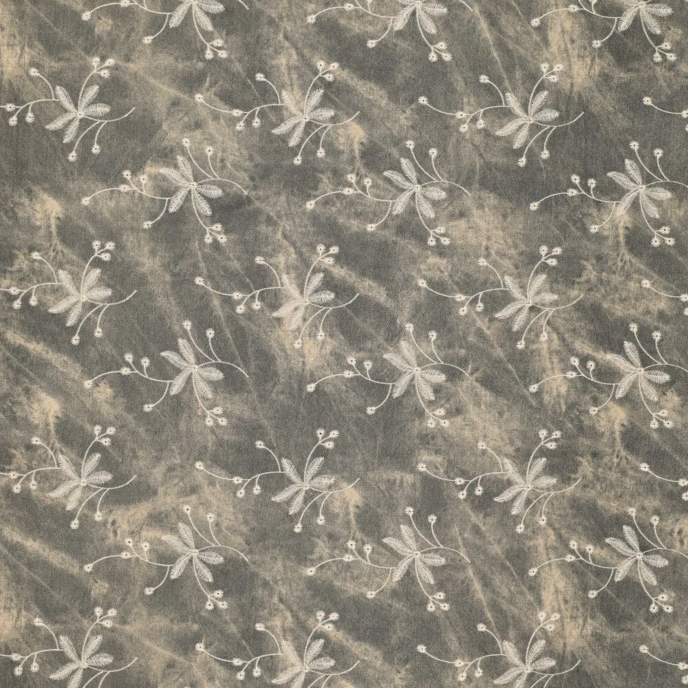 23064 Antigua Waxed Denim Embroidery