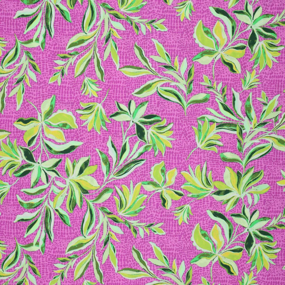 22576 Digi Flowers On Spot Poplin Stretch 