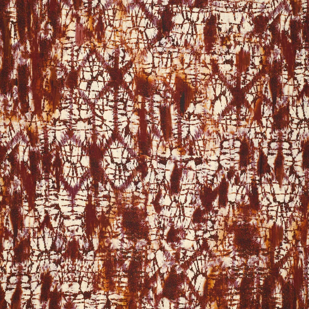 19818 Digi Tie Dye Patchwork Lin