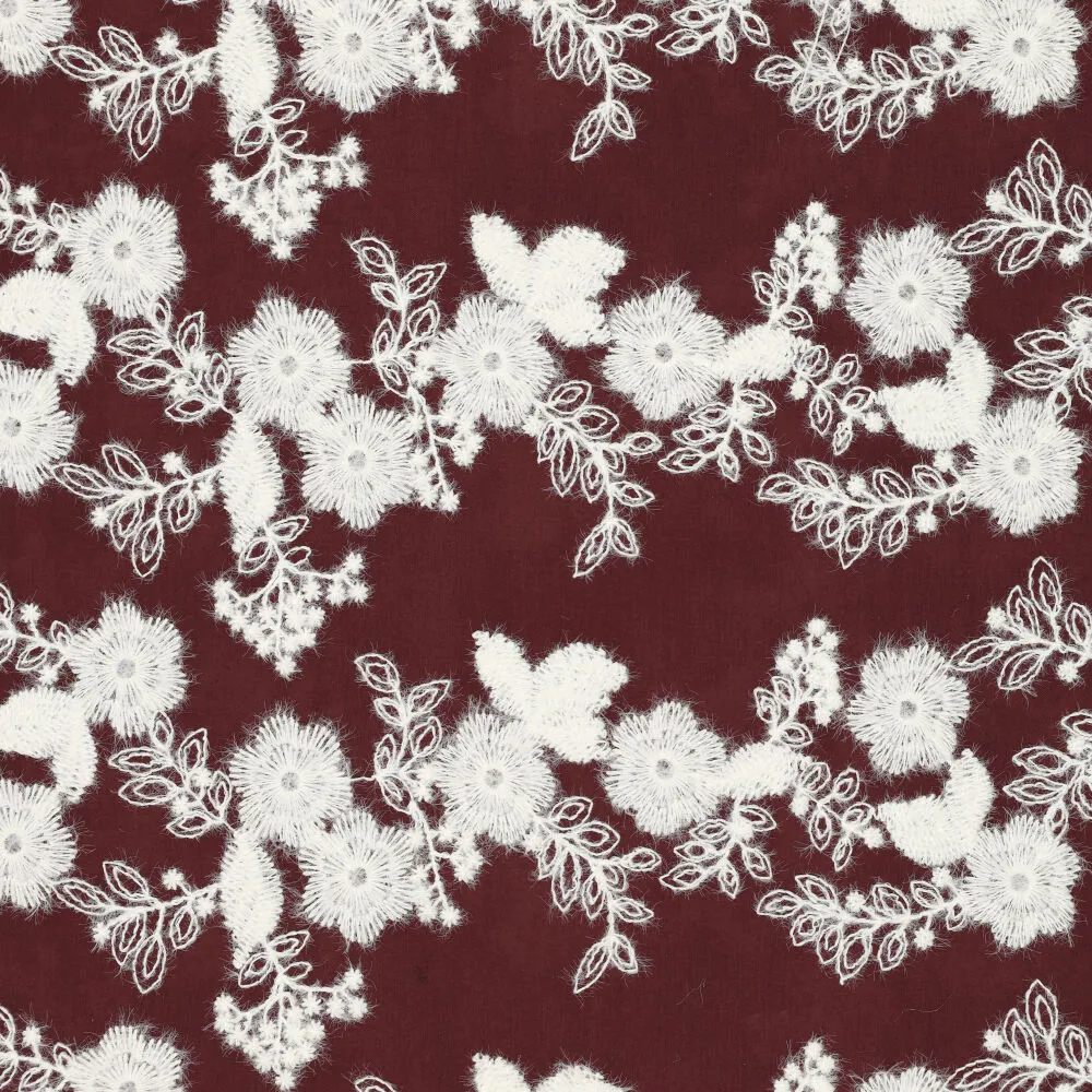 23206 Cotton Frosted Flower