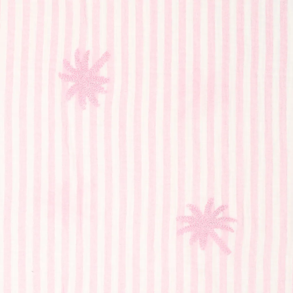 22636 Mousseline Vintage Palm Embroidery