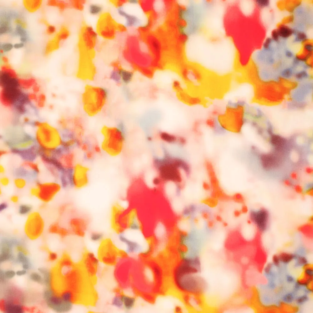 19801 Diairbrush Flowers Poplin Stretch