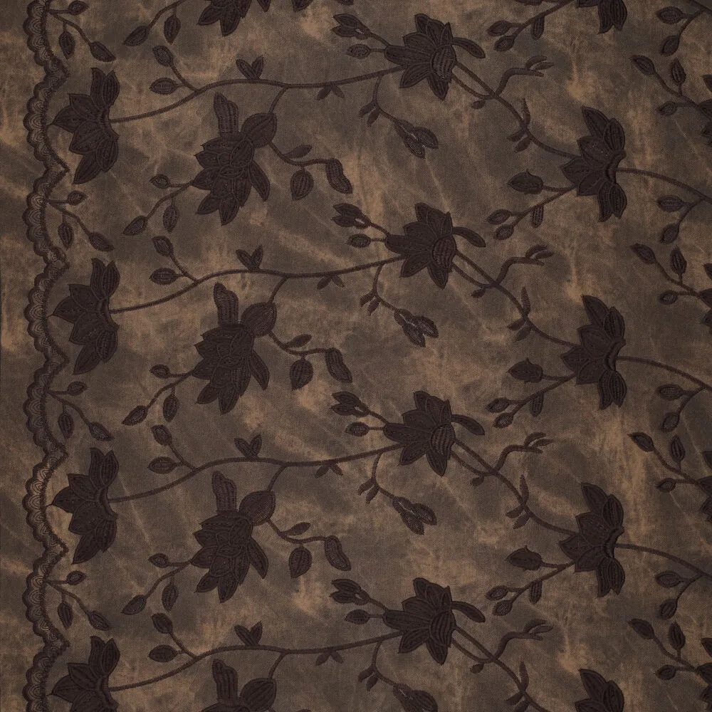 23065 Bora Bora Waxed Denim Embroidery