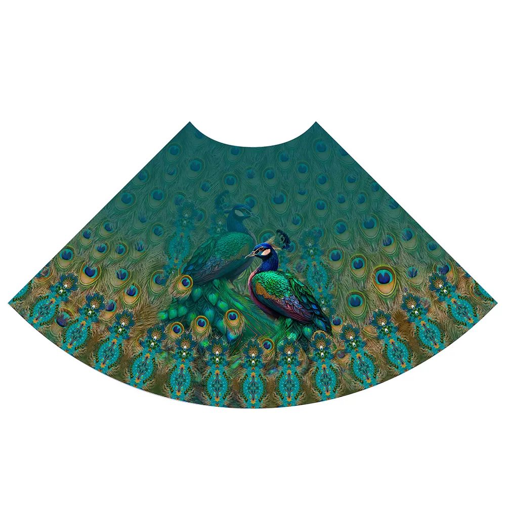KN10010 Peacock Glam Skirt Panel
