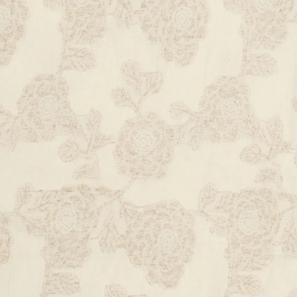 21613 Floral Linen Jacquard Mousseline 21613 Floral Linen Jacquard Mousseline