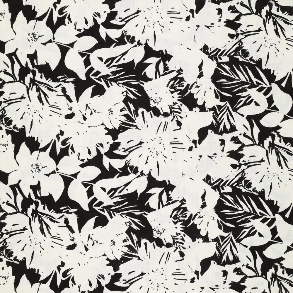 21556 Lizzy Black Linen Slub 21556 Lizzy Black Linen Slub