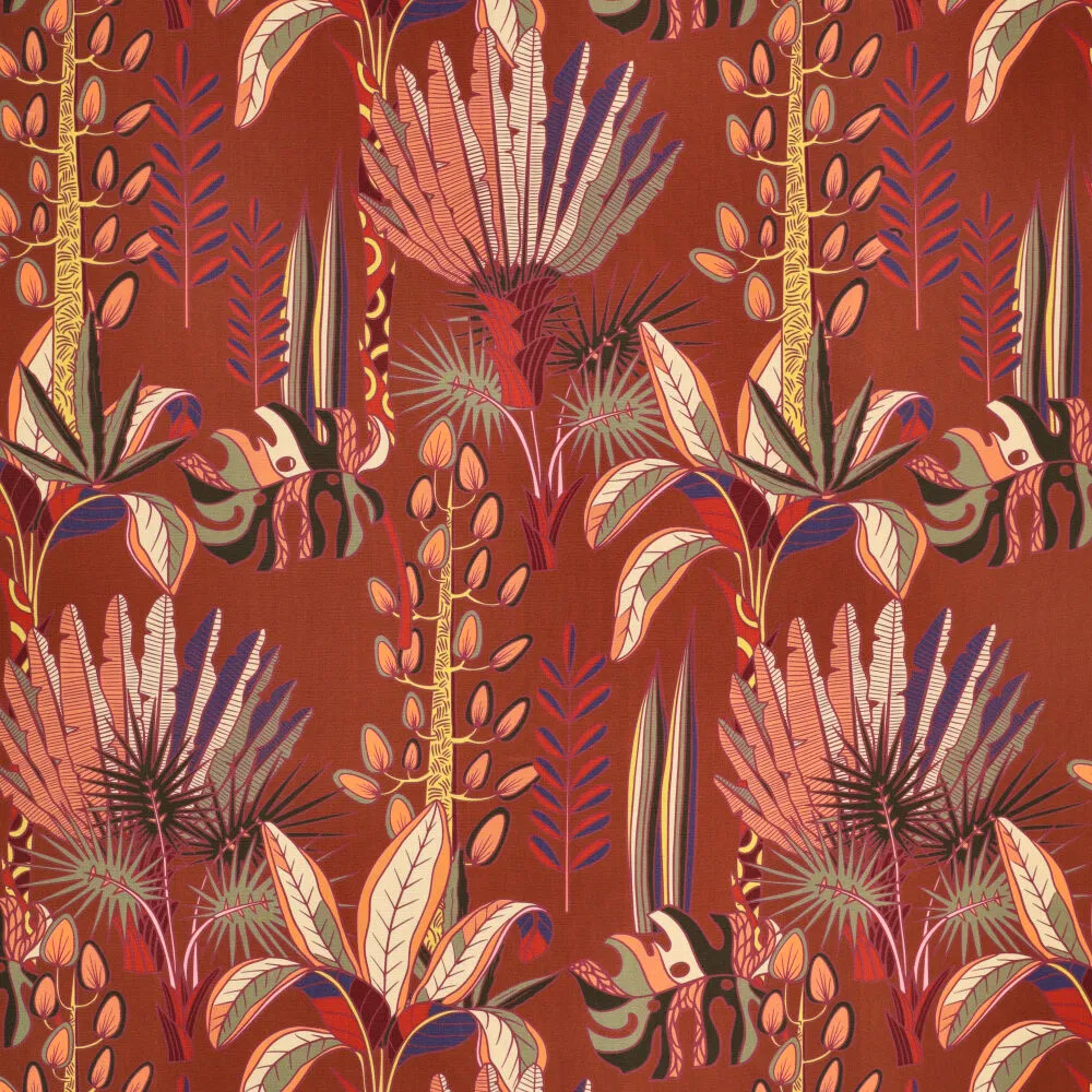 22533 Tribal Jungle Viscose Slub  22533 Tribal Jungle Viscose Slub