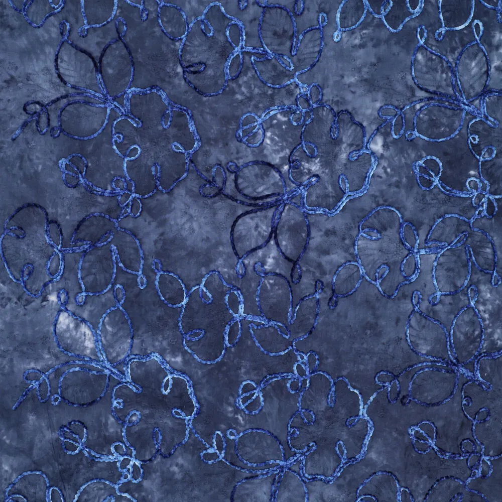 22774 Chenille Tie Dye Cotton Ela