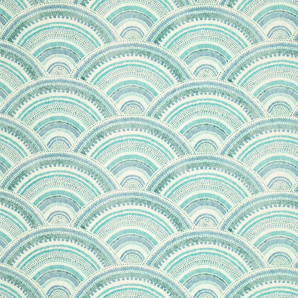 19593 Waves Poplin Stretch Washed Silicon