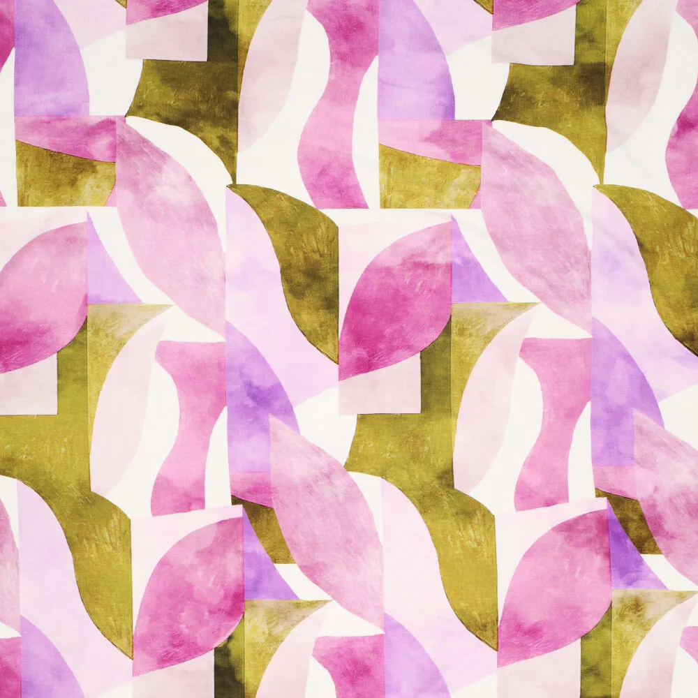 22552 Cubic Petals Viscose Spandex 22552 Cubic Petals Viscose Spandex