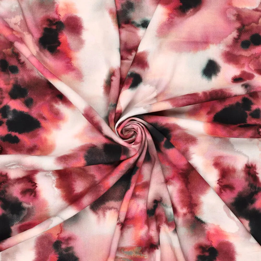 21131 Vi Poplin Stretch Enchanted Tie Dye