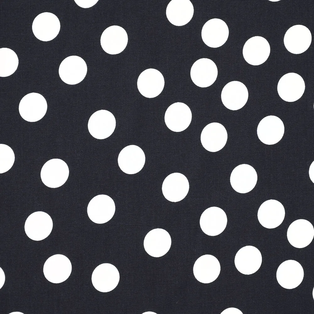 23506 Viscose Poplin Stretch Dots