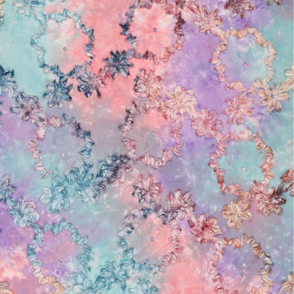 22703 Tie Dye Eva Tape Embroidery