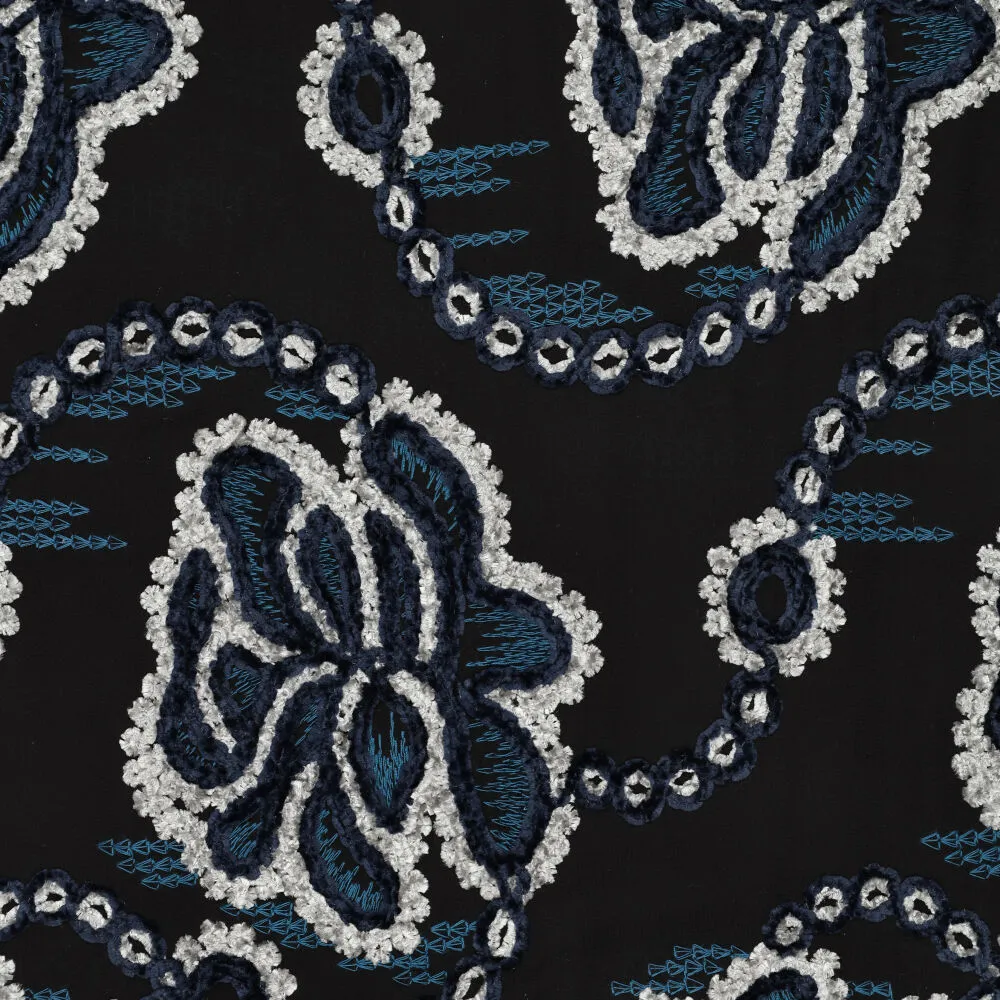 23073 Chenille Embroidery Mocia