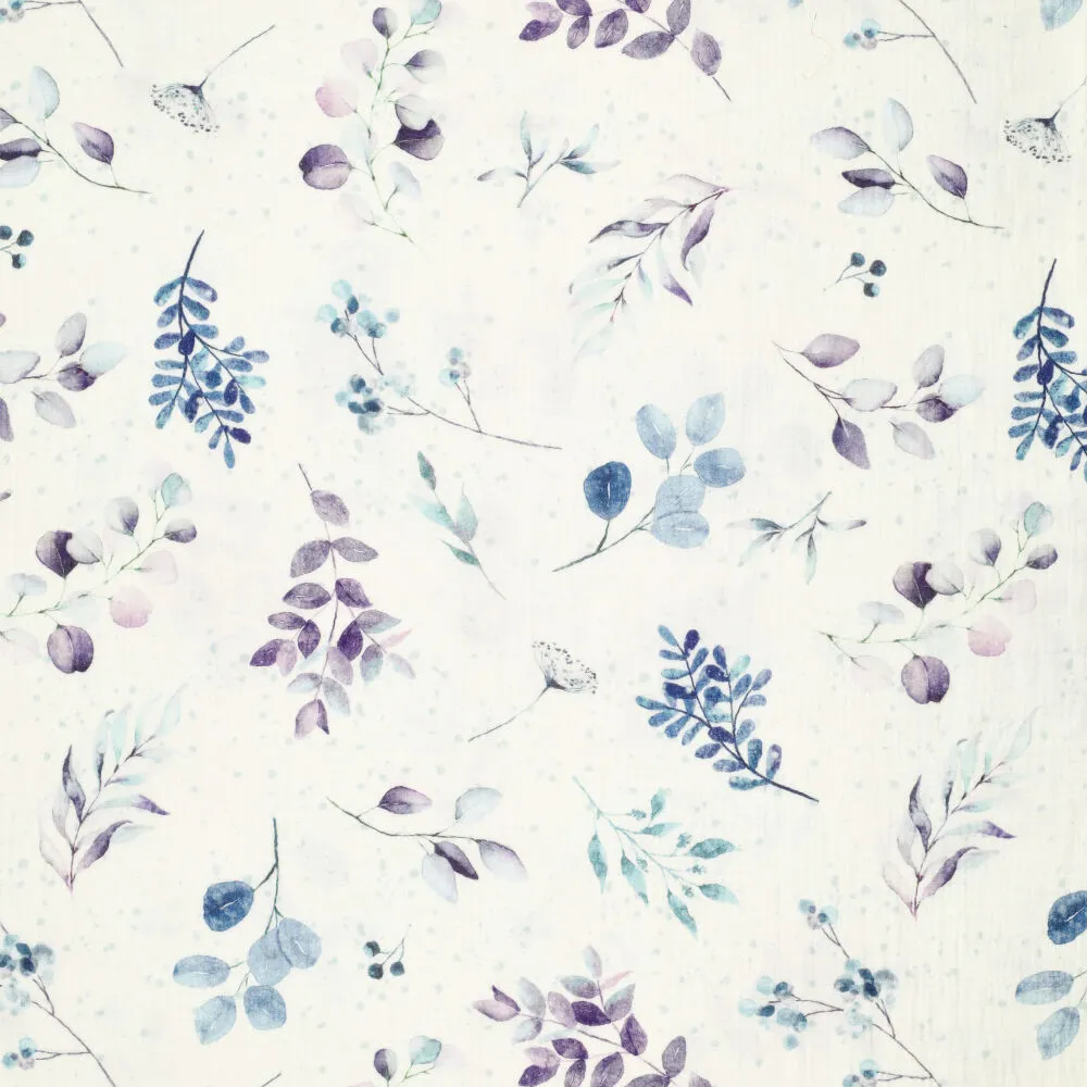 21609 Eucalyptus Leaves Mousseline 21609 Eucalyptus Leaves Mousseline