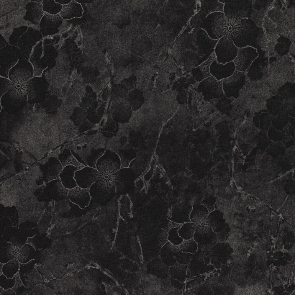 22409 Velvet Satin Foil Flora
