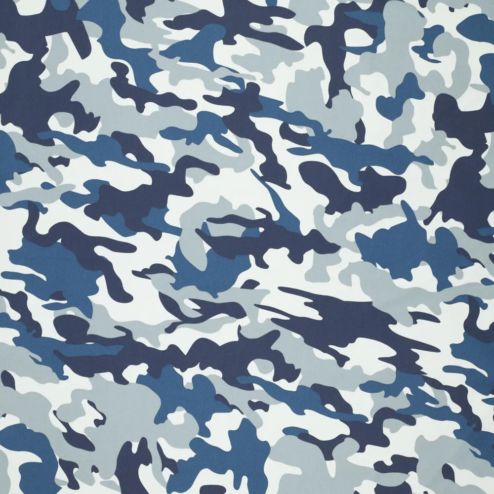 0864 Knitted Camouflage Denim 
