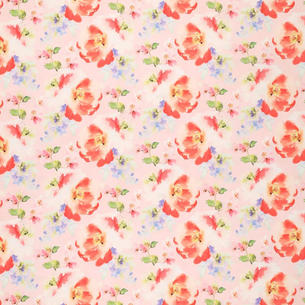 20621 Flower Galore Stretch Satin