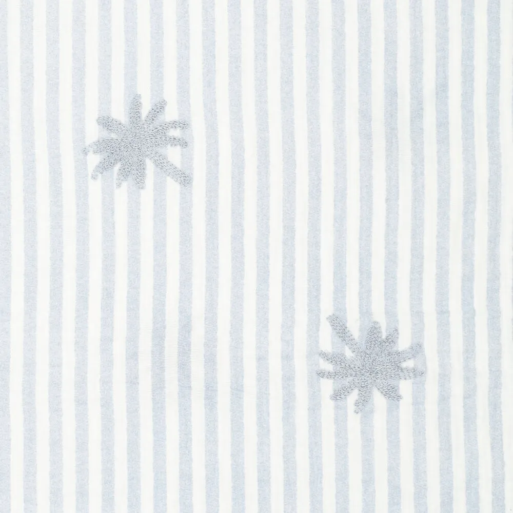 22636 Mousseline Vintage Palm Embroidery