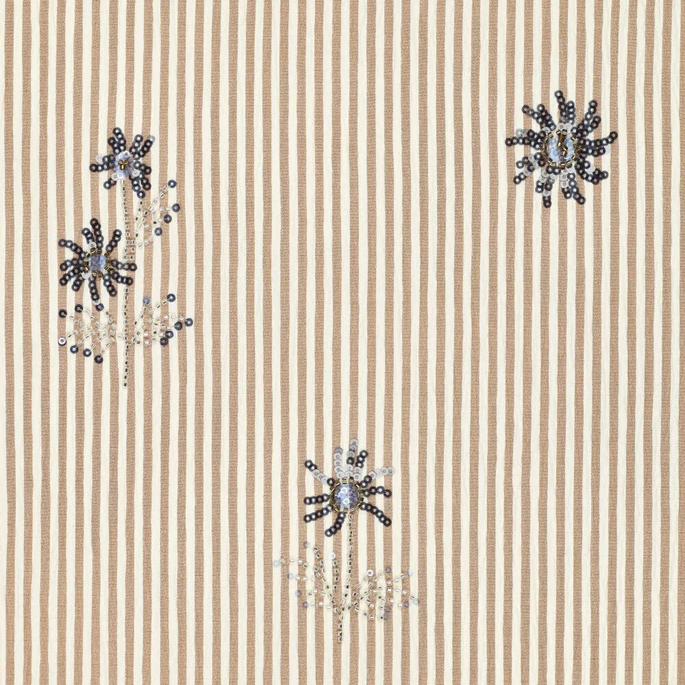 22678 Crinkle Celine Stripe Embroidery 22678 Crinkle Celine Stripe Embroidery