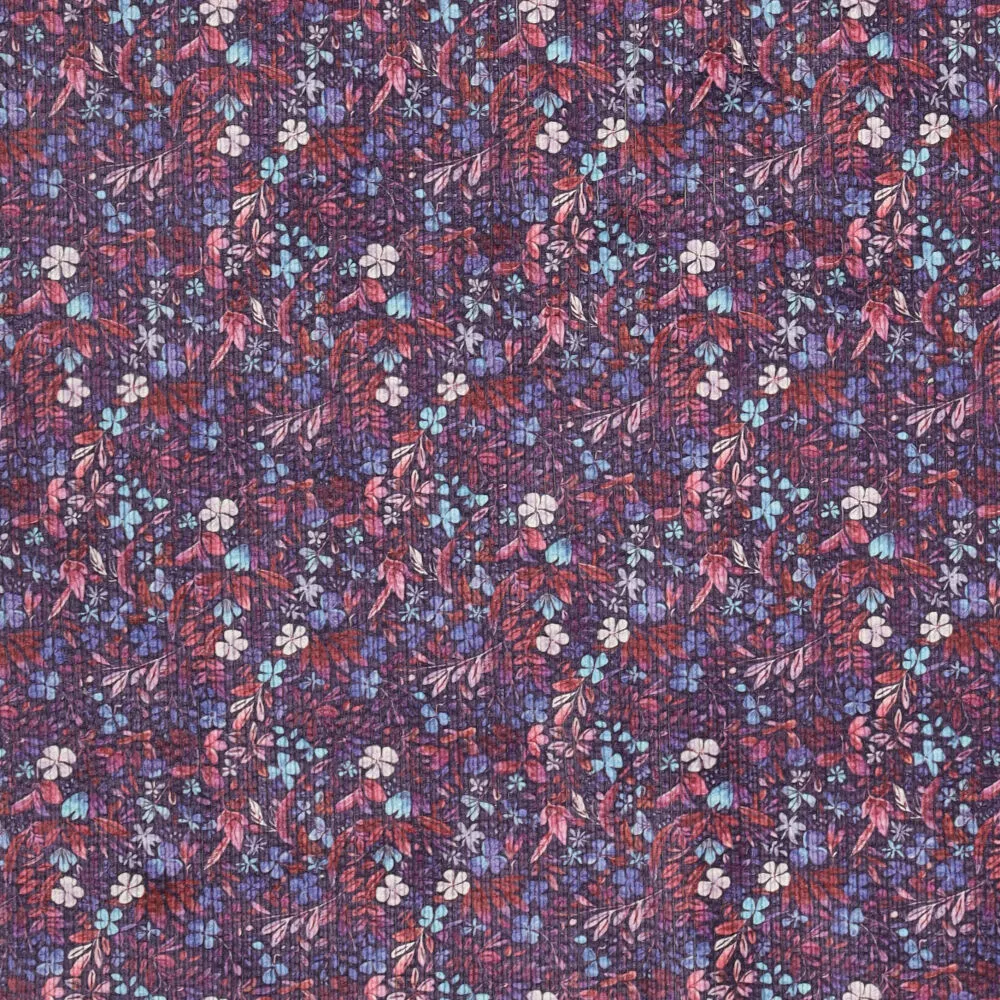 22242 Digi Flowers Printed Cord 22242 Digi Flowers Printed Cord