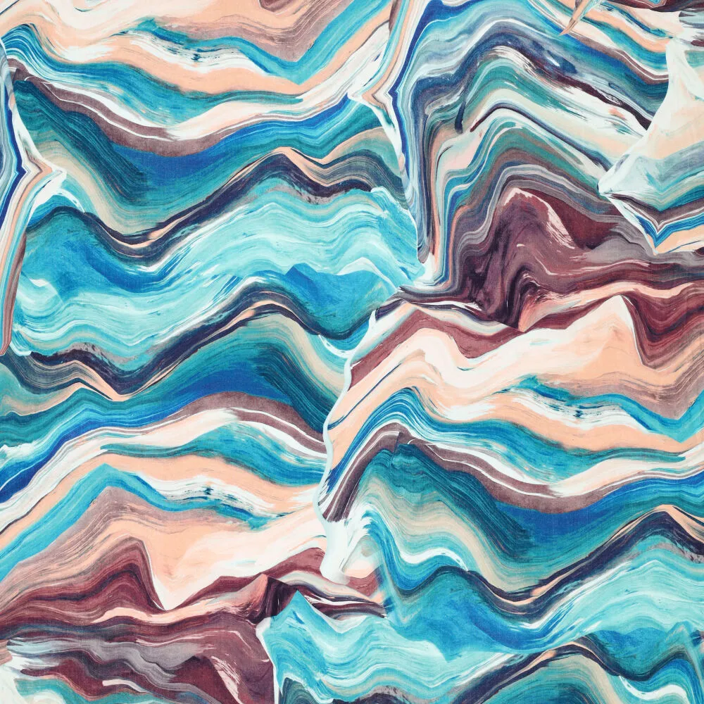 22033 VI Oily Waves Twill Stretch 
