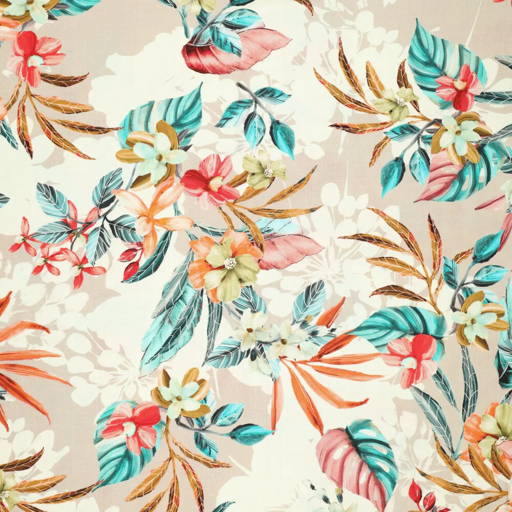 23516 Florali Linen Slub