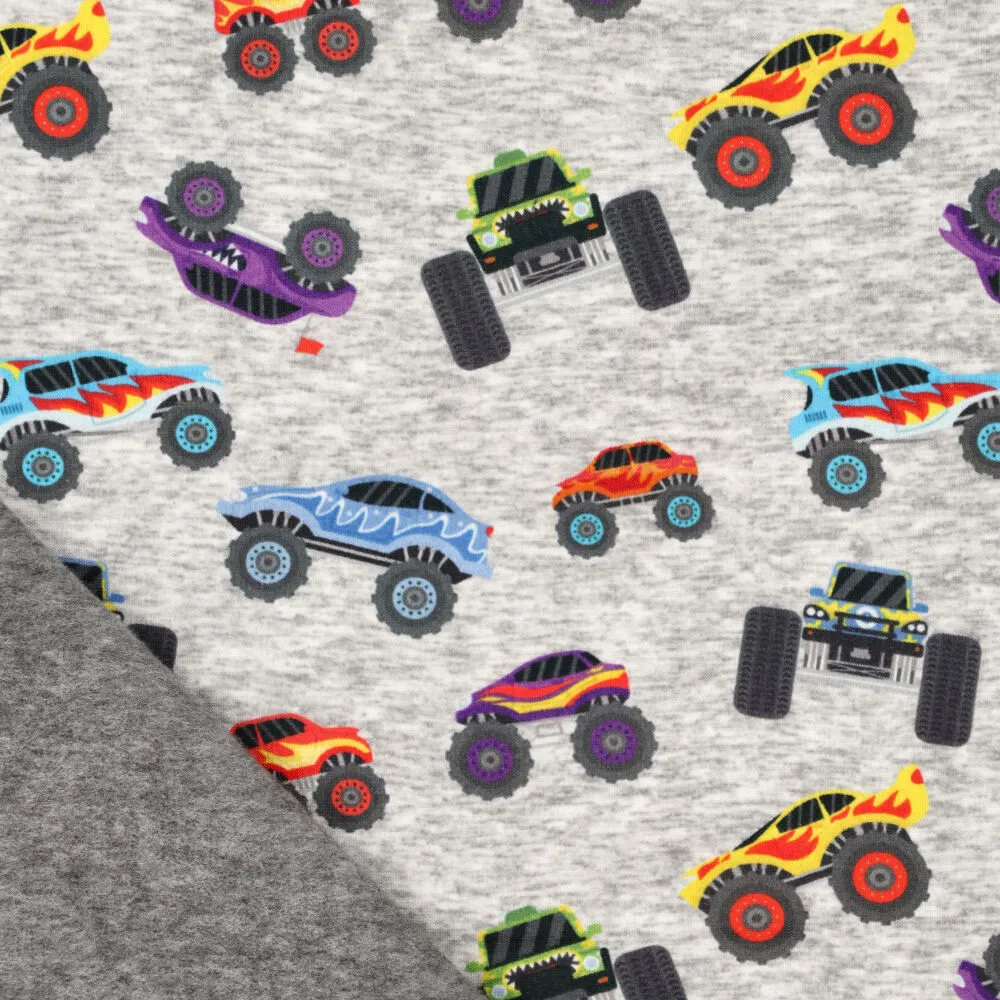 Digi Jogging Monster Machines fabric