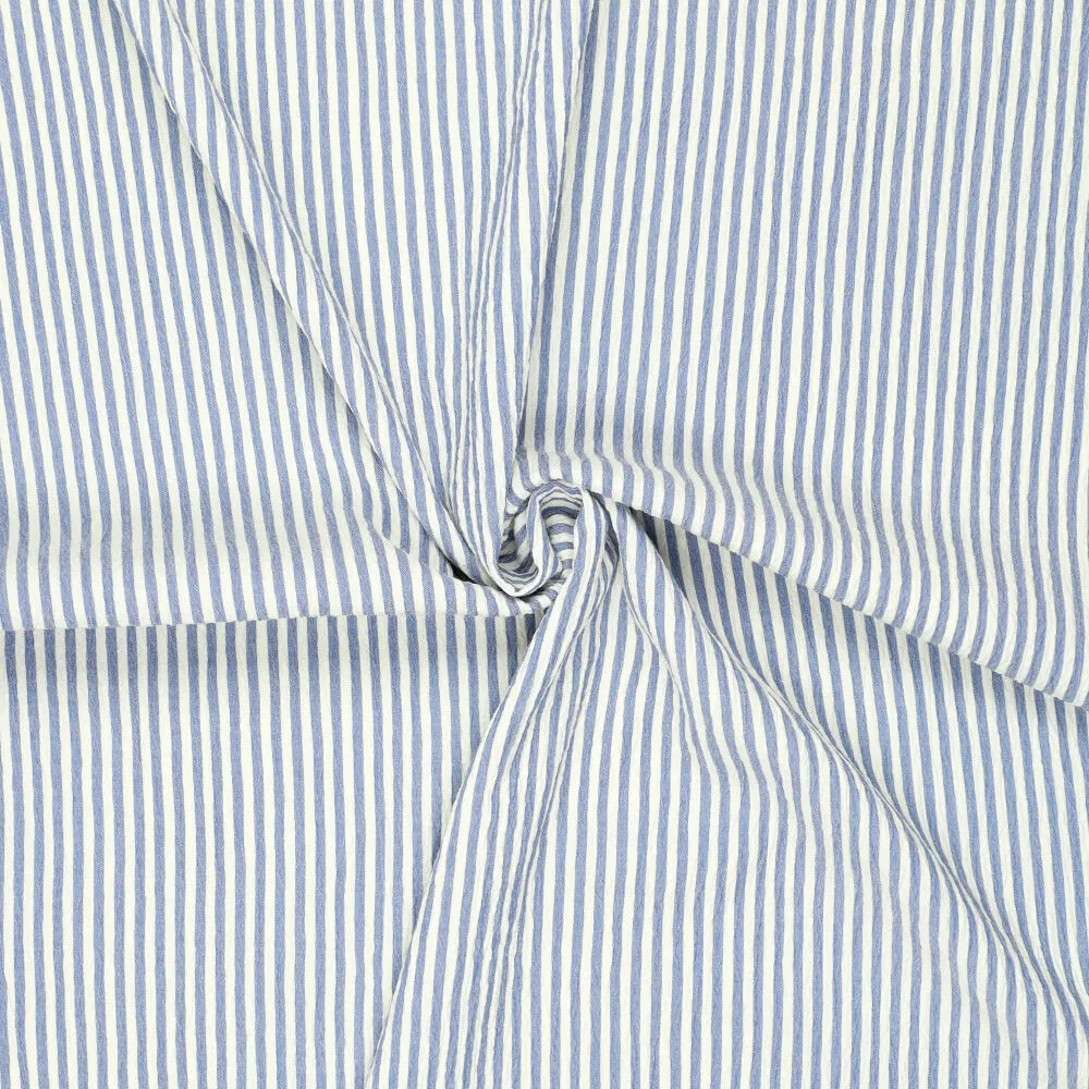 22665 Crinkle Celine Breton Stripe
