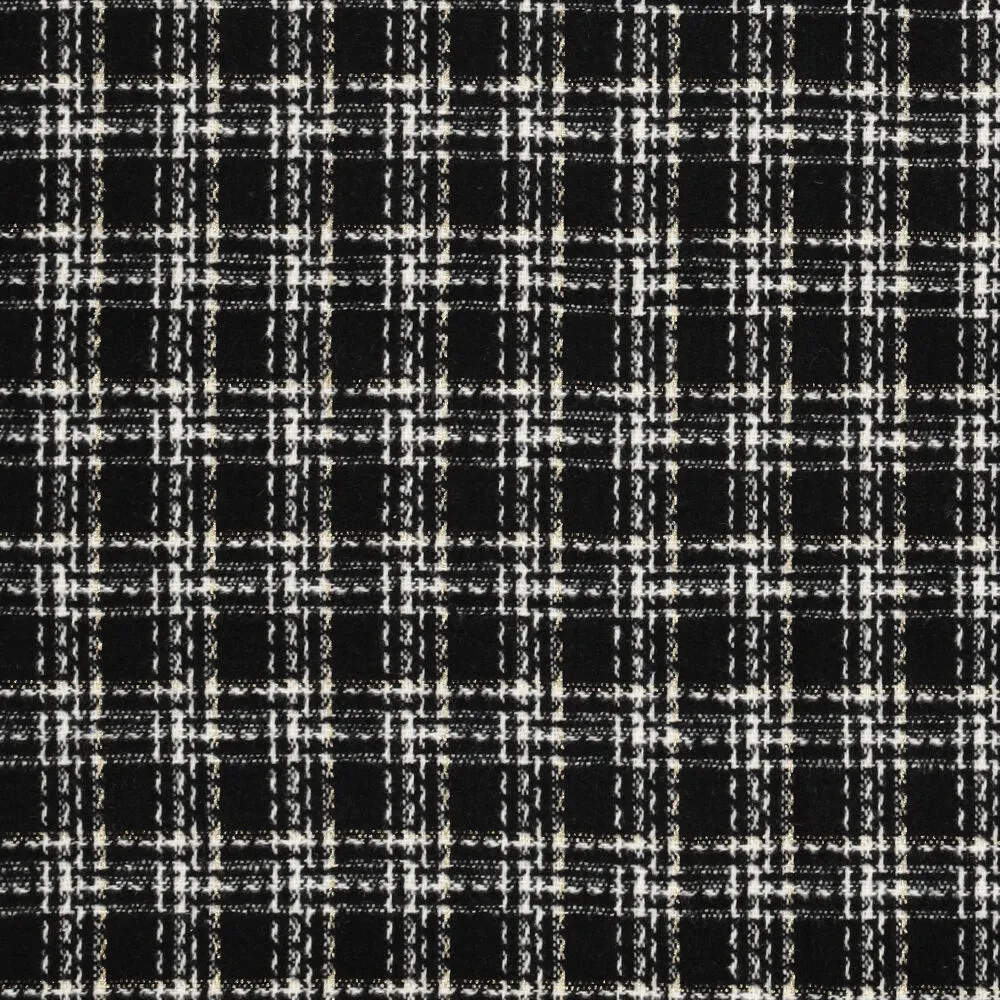 22115 Recycled Woolen Blend Sjanel Checks  22115 Recycled Woolen Blend Sjanel Checks