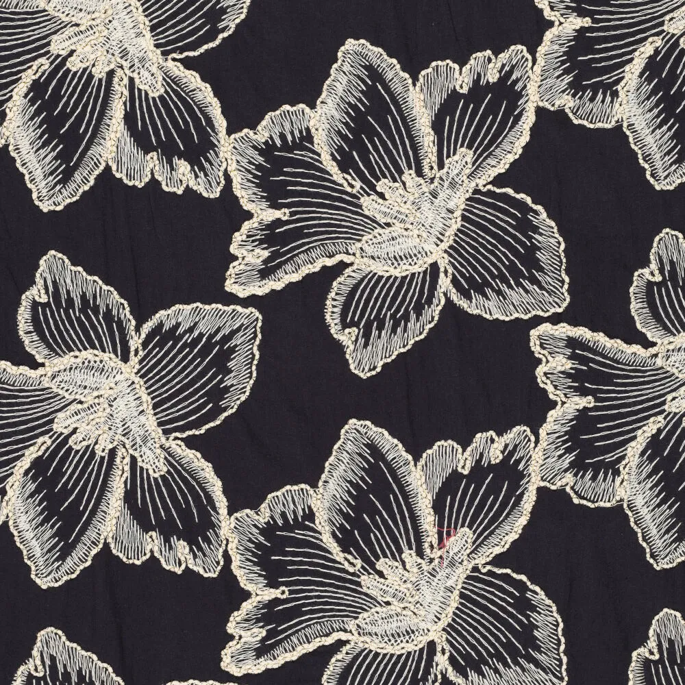 22684 Saintpaulia Cotton Embroidery